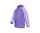 Mountain Warehouse Childrens/Kids Torrent II Waterproof Jacket (Lilac) - MW135