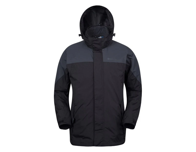 Mountain Warehouse Mens Storm 3 in 1 Waterproof Jacket (Grey) - MW134