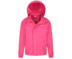 Mountain Warehouse Childrens/Kids Pakka Waterproof Jacket (Bright Pink) - MW159