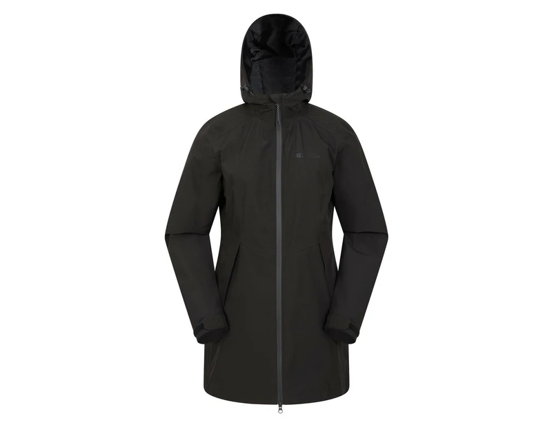 Mountain Warehouse Womens Hilltop II Waterproof Jacket (Black) - MW1645