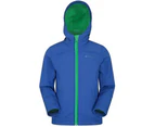 Mountain Warehouse Childrens/Kids Exodus Water Resistant Soft Shell Jacket (Bright Blue) - MW177