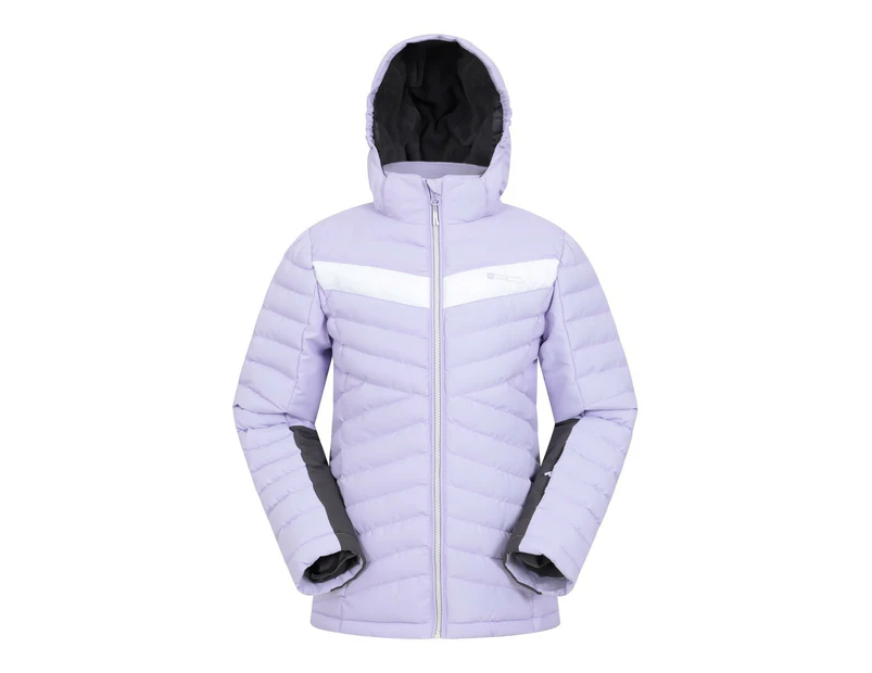 Mountain Warehouse Childrens/Kids Frost II Water Resistant Ski Jacket (Lilac) - MW2003