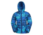 Mountain Warehouse Boys Seasons Camo Padded Jacket (Bright Blue) - MW228