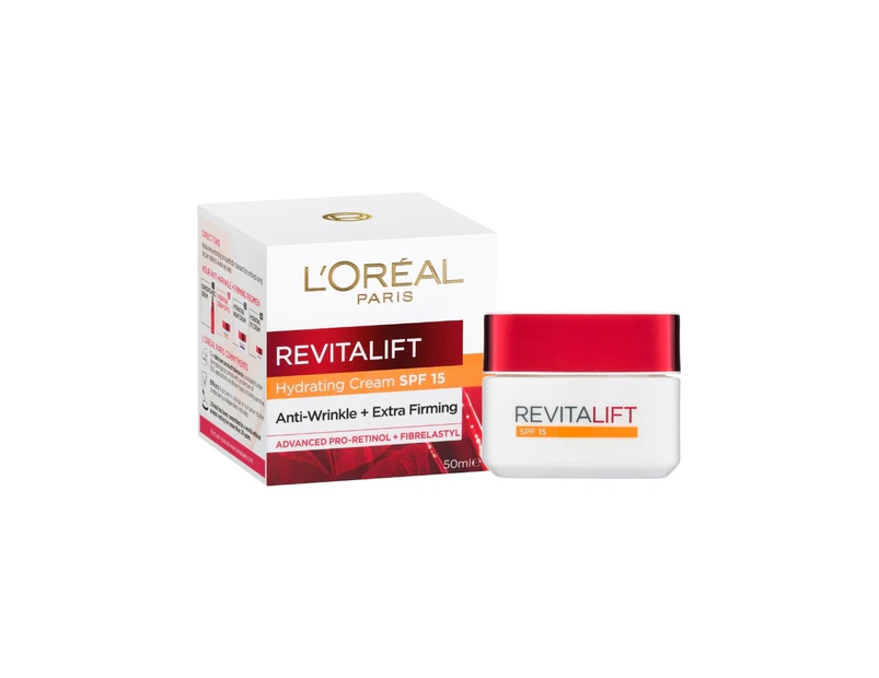 L'Oreal Paris Revitalift Hydrating Anti-Wrinkle + Extra Firming Cream SPF15 50mL