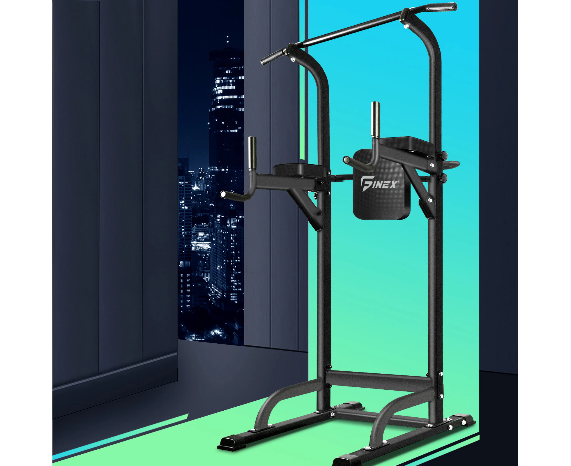 Finex Power Tower Chin Up Bar Pull Up Station