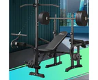 Finex Weight Bench Press Pulldown Equipment - Black