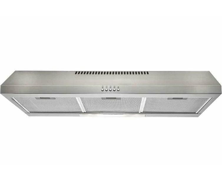 Euromaid 90cm Kitchen Fixed Stainless Steel Rangehood 250m3/h Air Extraction SLV