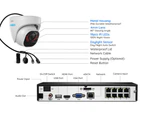 Reolink 8 Channel 5MP PoE Outdoor Security Camera System RLK8-520D6-A