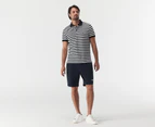 Tommy Hilfiger Men's Stripe Slim Polo Shirt - Desert Sky