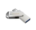 SanDisk 64GB Ultra Dual Luxe USB 3.1 Type-C and Type-A Flash Drive [SDDDC4-064G-G46]