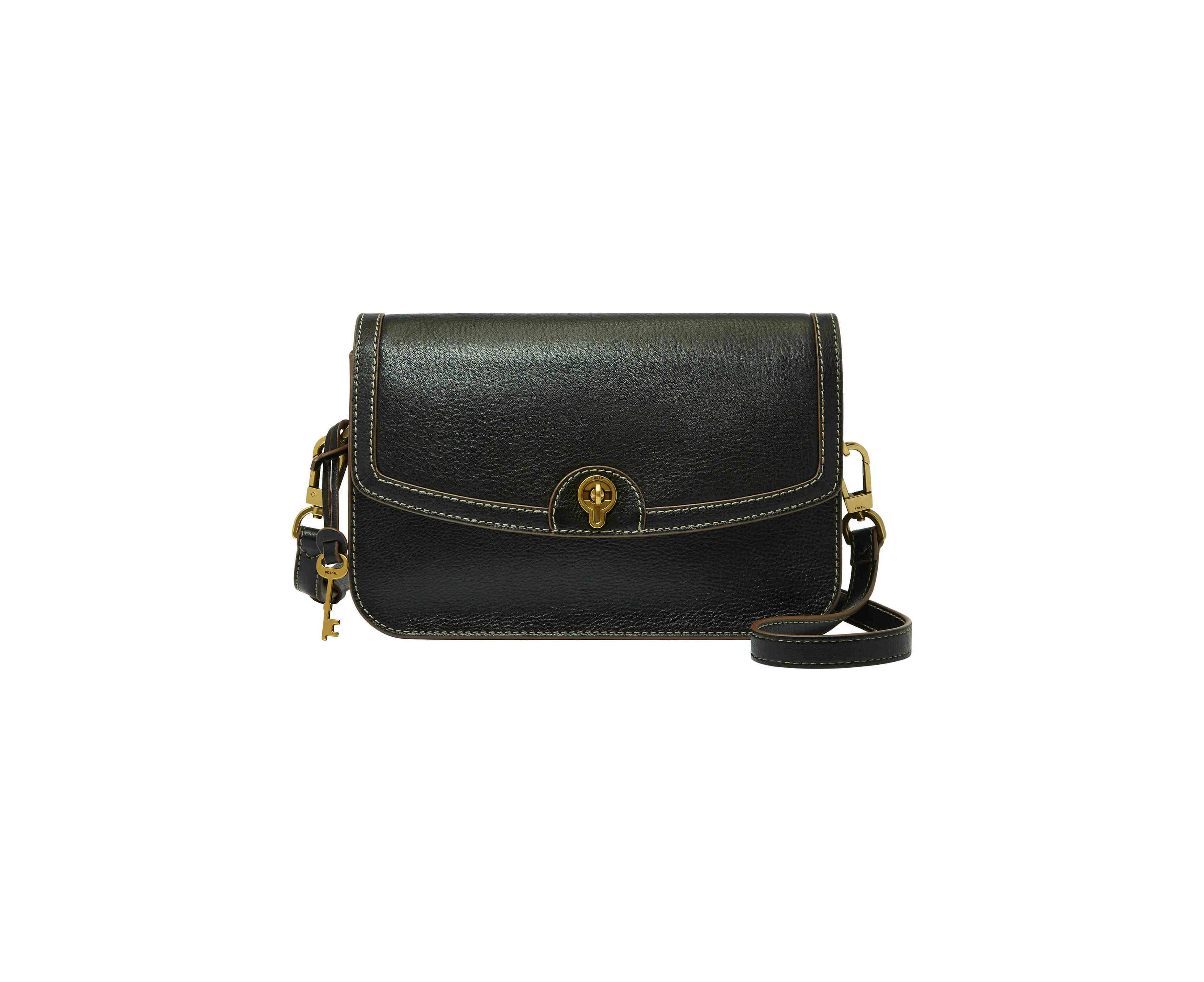 Fossil Ainsley Black Crossbody Bag SHB3067001