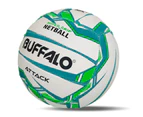 Buffalo Sports Attack Pro Netball - White/Green