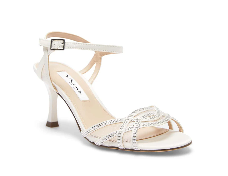 Womens Footwear Nina Lori Ivory Satin Sandal