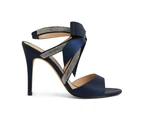 Womens Footwear Nina Claudia New Navy Satin Sandal