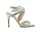 Womens Footwear Nina Claudia Silver Glitter Sandal