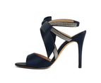 Womens Footwear Nina Claudia New Navy Satin Sandal