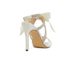 Womens Footwear Nina Claudia Ivory Satin Sandal