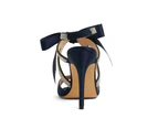 Womens Footwear Nina Claudia New Navy Satin Sandal