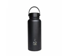 h2 hydro2 Flash Big Mouth Water Bottle Size 950ml in Black