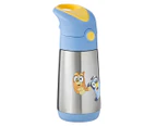 Bluey x b.box 350mL Insulated Drink Bottle - Blue/Yellow