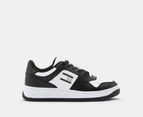 Tommy Hilfiger Women's Retro Low Fancy Sneakers - Black/White
