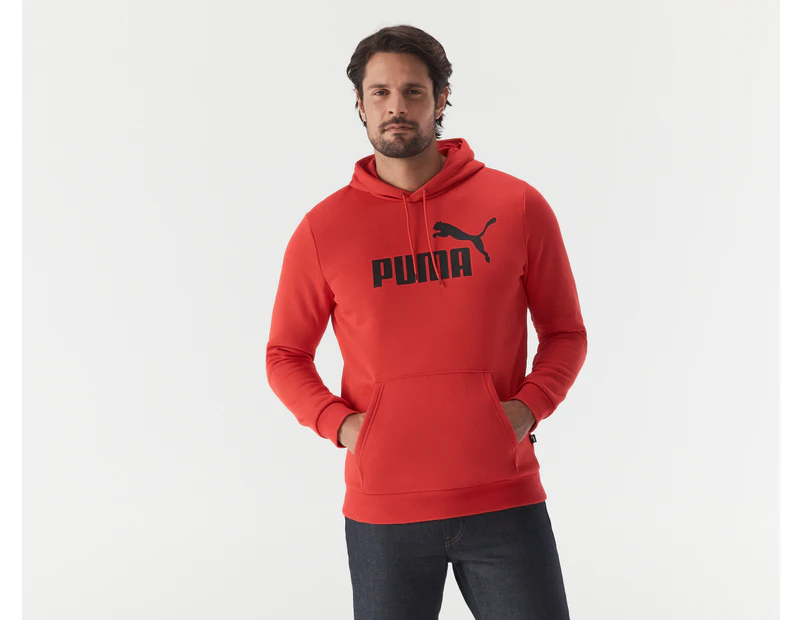 Puma Men's Essentials Big Logo Hoodie - High Risk Red