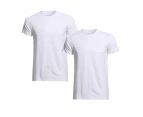 Bonds 2 Pack Crew Neck Tee Raglan Blank Plain Basic Mens White T shirt Top