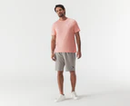 Tommy Hilfiger Men's Nantucket Flag Short Sleeve Tee / T-Shirt / Tshirt - Playful Peach