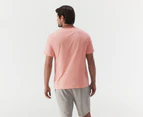 Tommy Hilfiger Men's Nantucket Flag Short Sleeve Tee / T-Shirt / Tshirt - Playful Peach