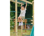 Plum Lookout tower playset with Monkey bars and Swings