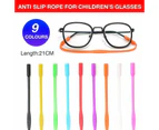 Kids Children Eyewear Reading Glasses Silicone Sport Band Cord Strap  21Cm Au - Blue