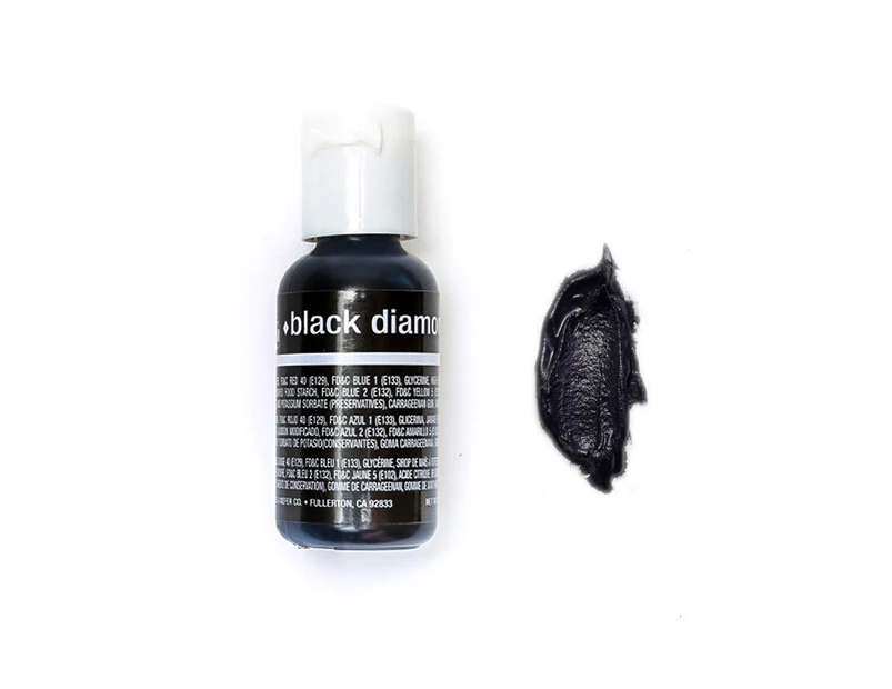 Chefmaster Black Diamond Liqua-Gel Food Colouring 0.70oz