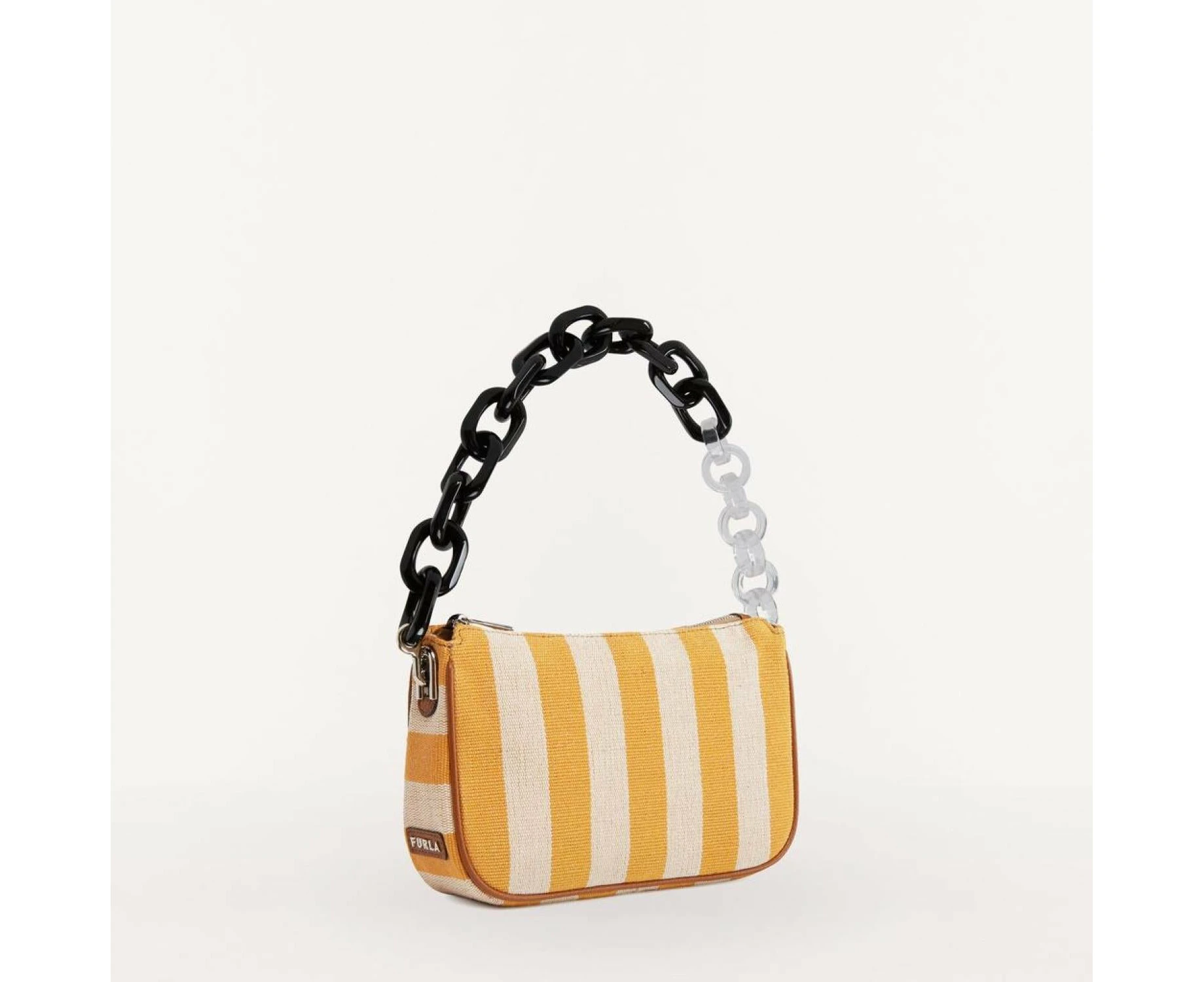 Furla 'Moon' Shoulder Bag - Burnt Yellow