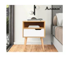 ALFORDSON Bedside Table Nightstand Side Storage Cabinet Scandinavian White