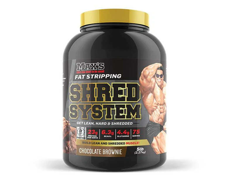Shred System by Maxs Choc Brownie 2.27kg