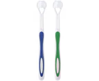 2 Pieces 3 Sided Autism Toothbrush Three Bristle Trave，Soft/Gentle -style 5
