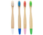 Organic Baby Bamboo Toothbrush | Four Colours | Soft Fibre Bristles -style 4