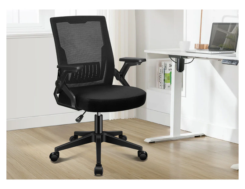 ALFORDSON Mesh Office Chair Executive Computer Fabric Seat Gaming Racing Work Black