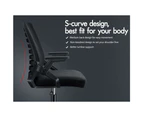 ALFORDSON Mesh Office Chair Executive Computer Seat Gaming Racing Work Black