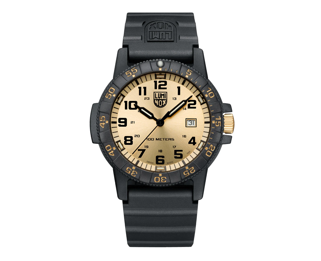 Luminox Leatherback Sea Turtle Gold Edition Watch - 0325 Quartz Movement