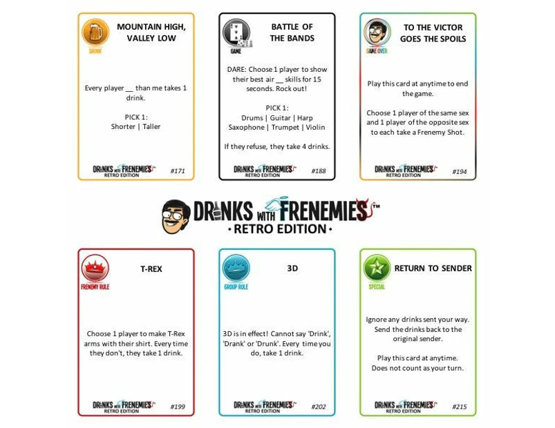 Hc Drink With Frenemies Retro Edition