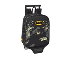SAFTA Unisex Kid's Backpack with Cart Batman Hero 22x28x10cm Trolley, Multicoloured, Estándar - MKTP