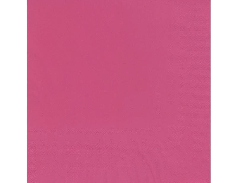 Magenta Pink Lunch Napkins / Serviettes (Pack of 50)