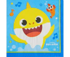 Baby Shark Large Paper Napkins / Serviettes (Pack of 16)