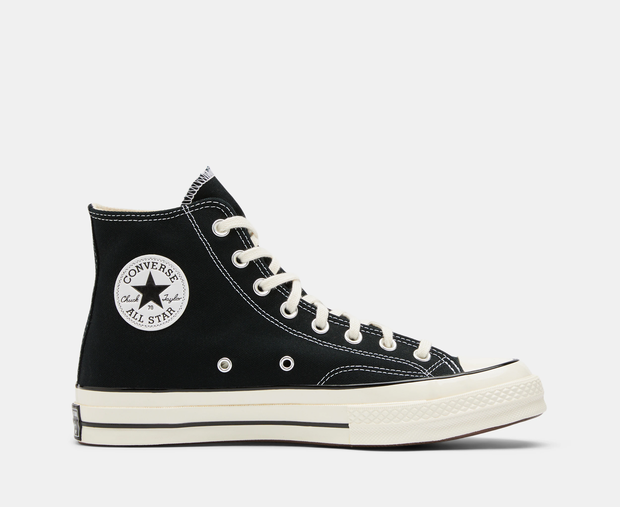 Converse Unisex Chuck Taylor 70 High Top Sneakers - Black/Egret