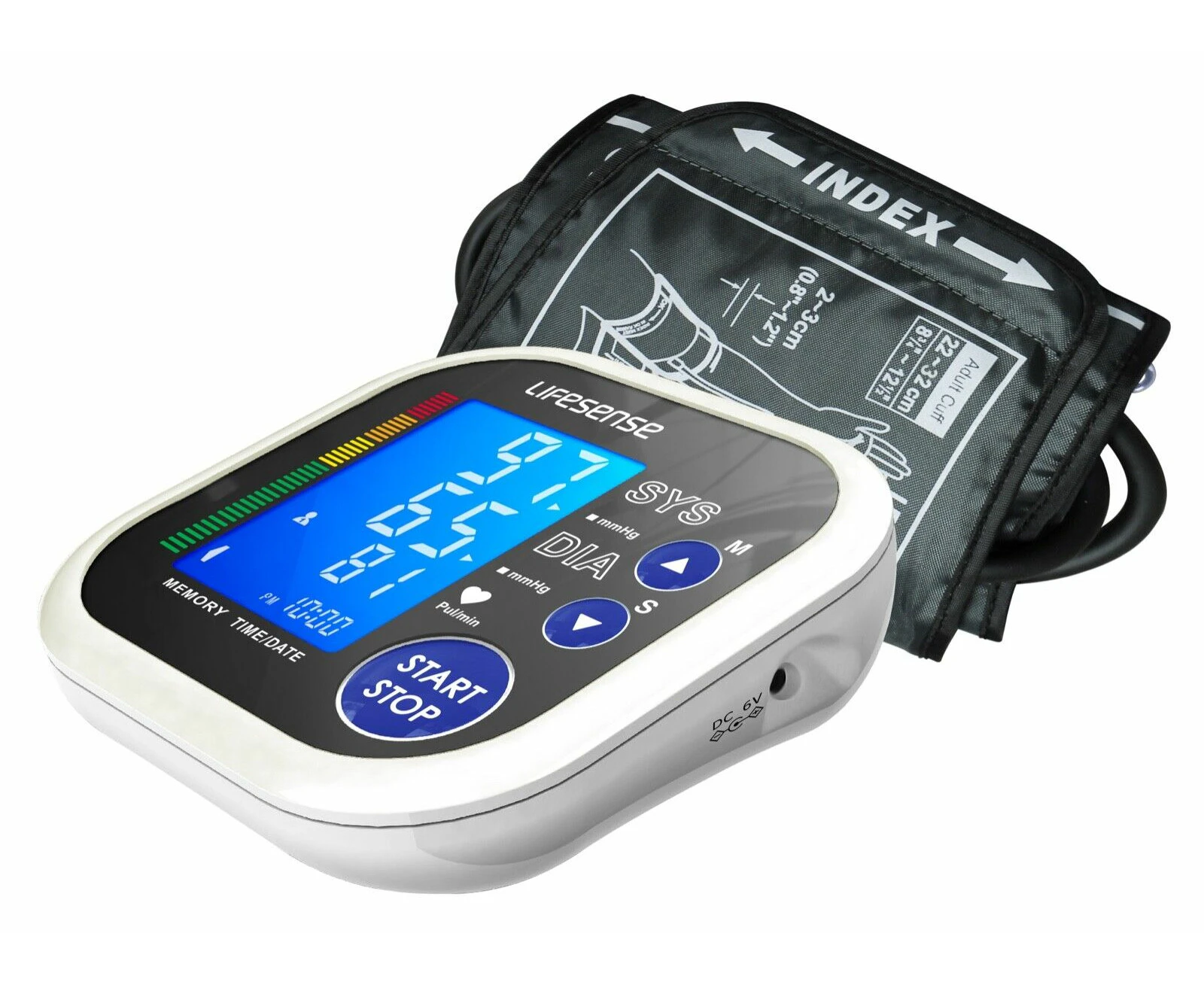 Digital Electronic Automatic Upper Arm Blood Pressure monitor Pulse