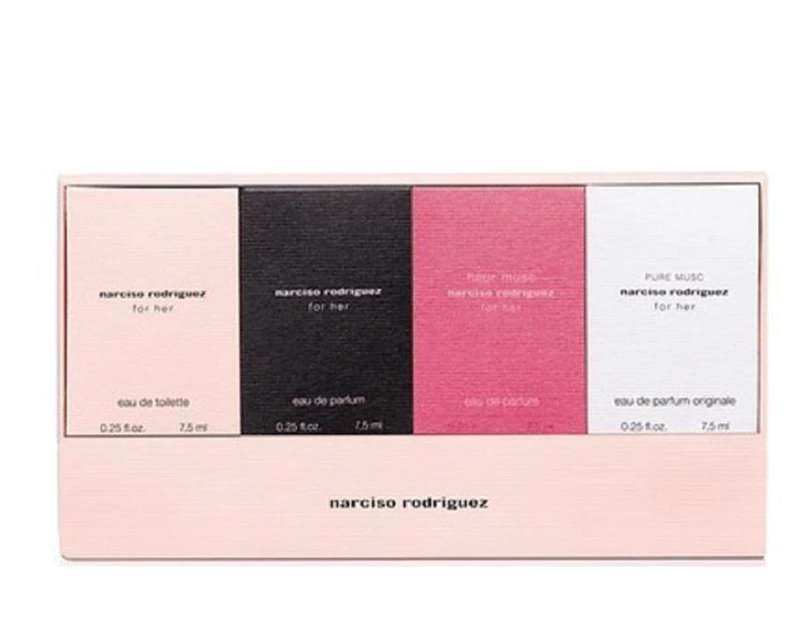 Narciso Rodriguez for Her 4 Piece Miniature Gift Set