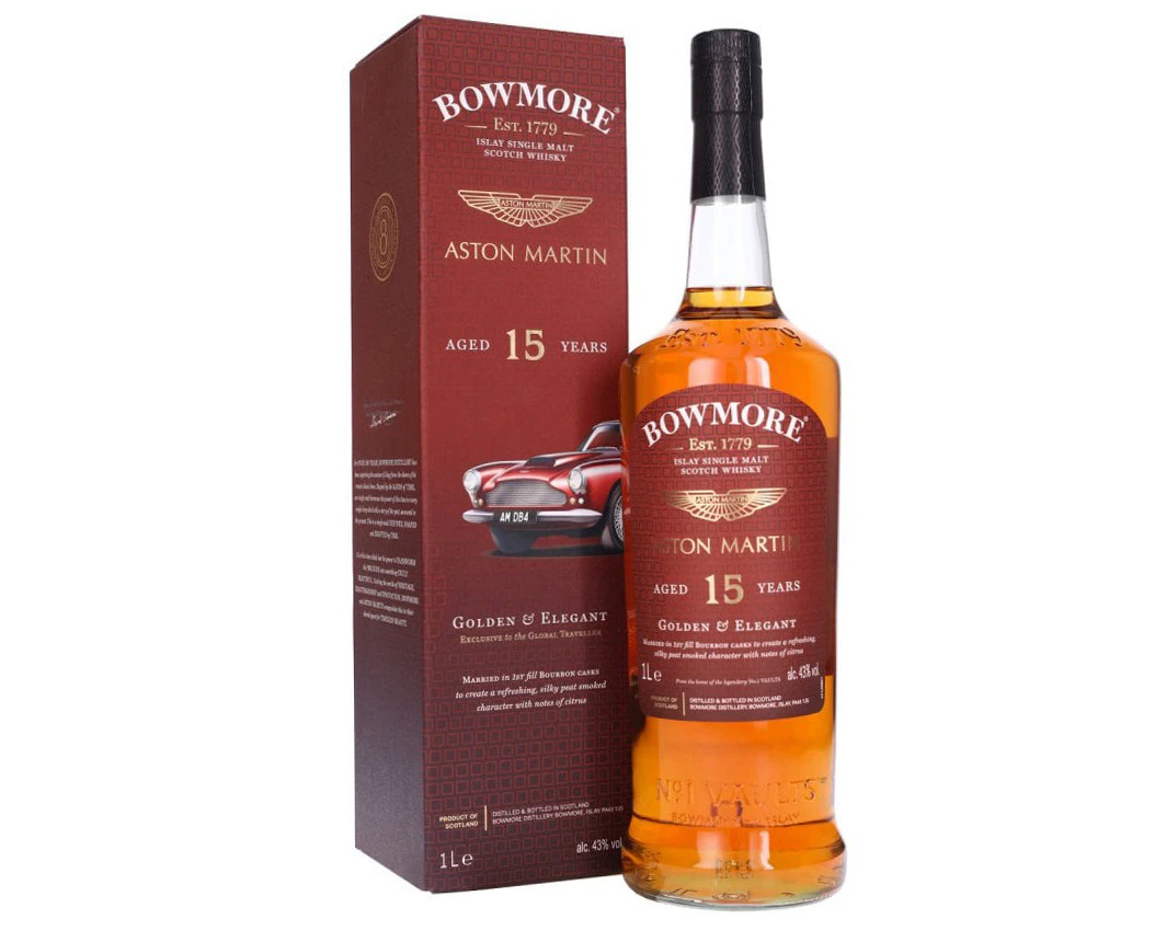 Bowmore 15 Year Old Aston Martin Edition 8 Single Malt Whisky 1000ml