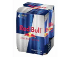 24 Pack, Red Bull 250ml Energy Drink Can (4 Packs)
