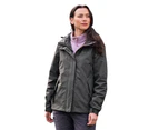 Mountain Warehouse Womens Storm 3 in 1 Waterproof Jacket (Green) - MW981